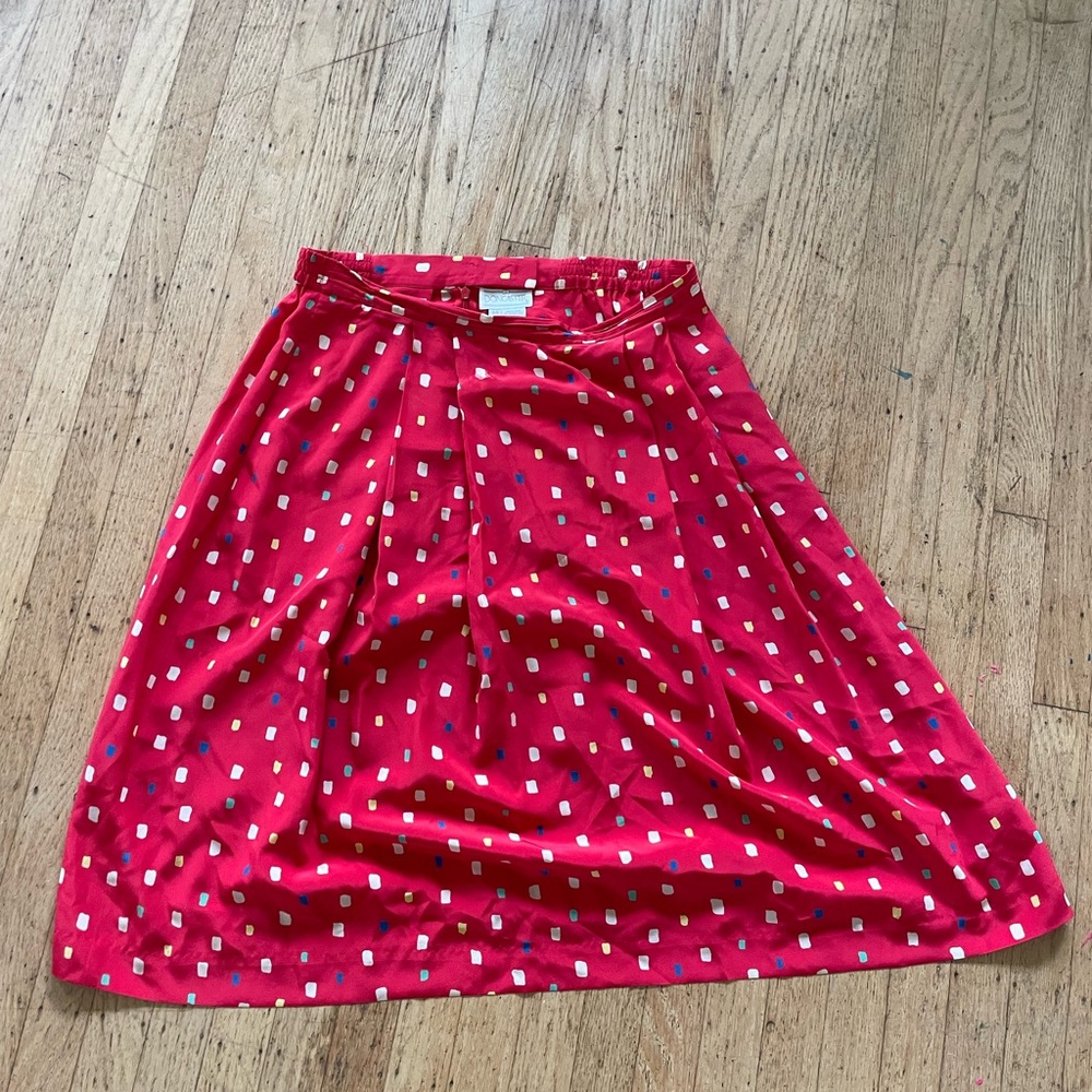 Doncaster vintage 100% silk skirt